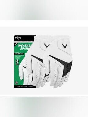 Callaway Adult Weather Span Golf Gloves Two Pack White Left Hand